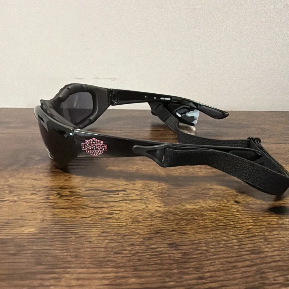 NEW Harley-Davidson Women's Pink & Black HDS PK01 Padded Goggles/Sunglasses